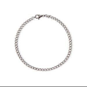 Oliver Cabell 4mm Silver Cuban Chain Bracelet- 8”